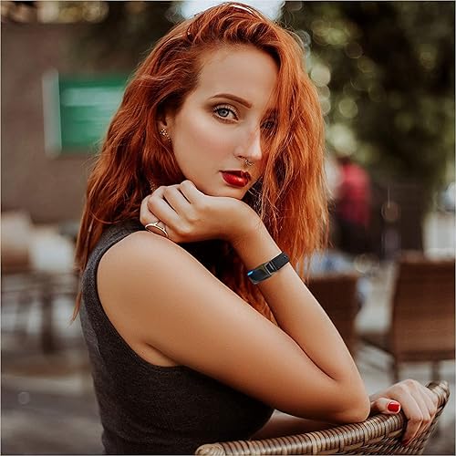 Miniatura 4 de Correa de reloj compatible con Fitbit Luxe, elegante correa de cuero delgada, suave repuesto para Fitbit Luxe Fitness, protector de pantalla