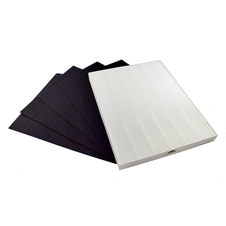 HQRP True HEPA + 4 Carbon Filter Set Works with Kenmore 85300 SA300 32.85300 PlasmaWave, 118012-KM 118012 85301 32.85301