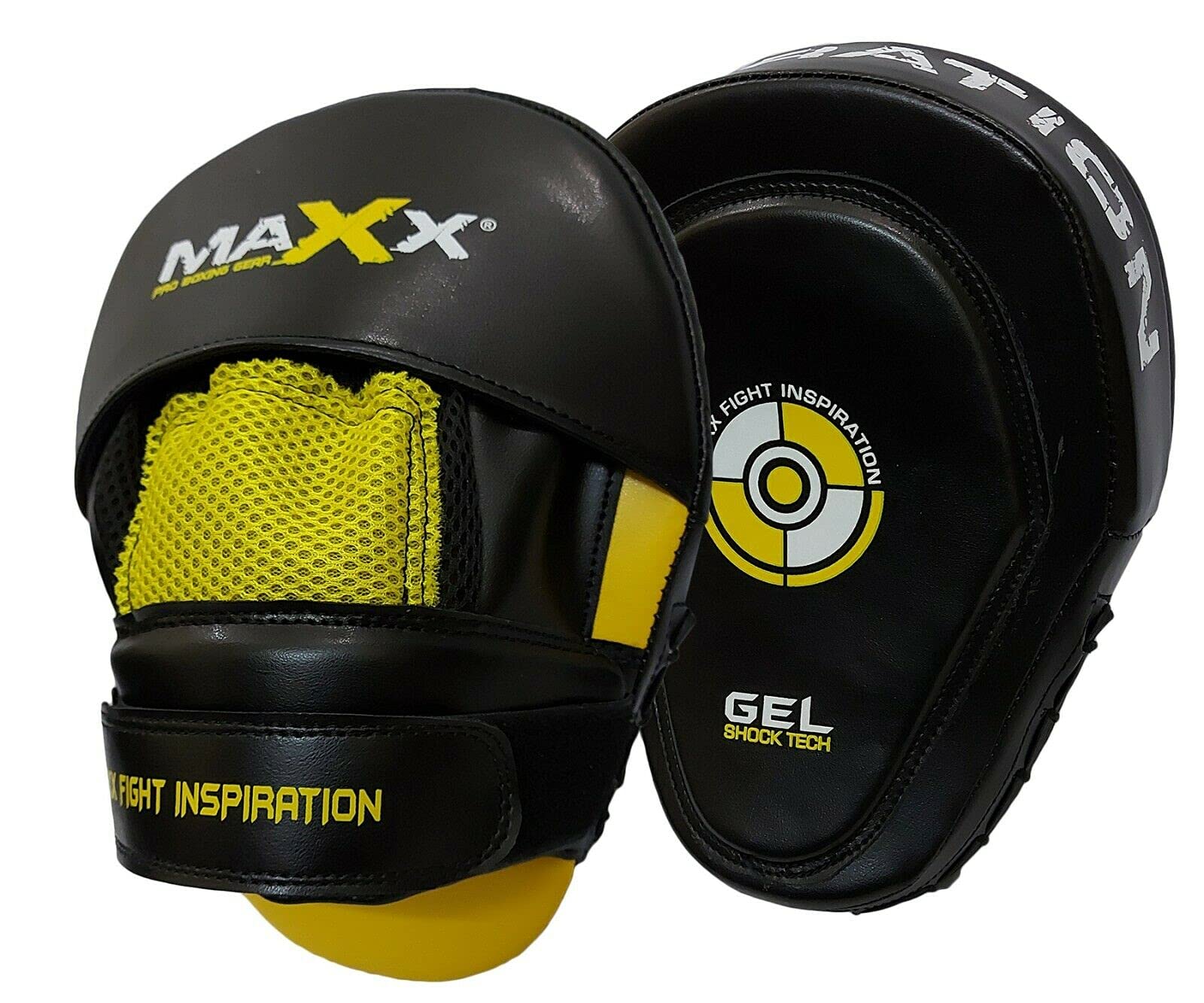 Maxx Inspire Set with Adjustable Strap Best for MMA Training Equipment, Punching, Sparring Mitts for Muay Thai, Kung Fu, Karate