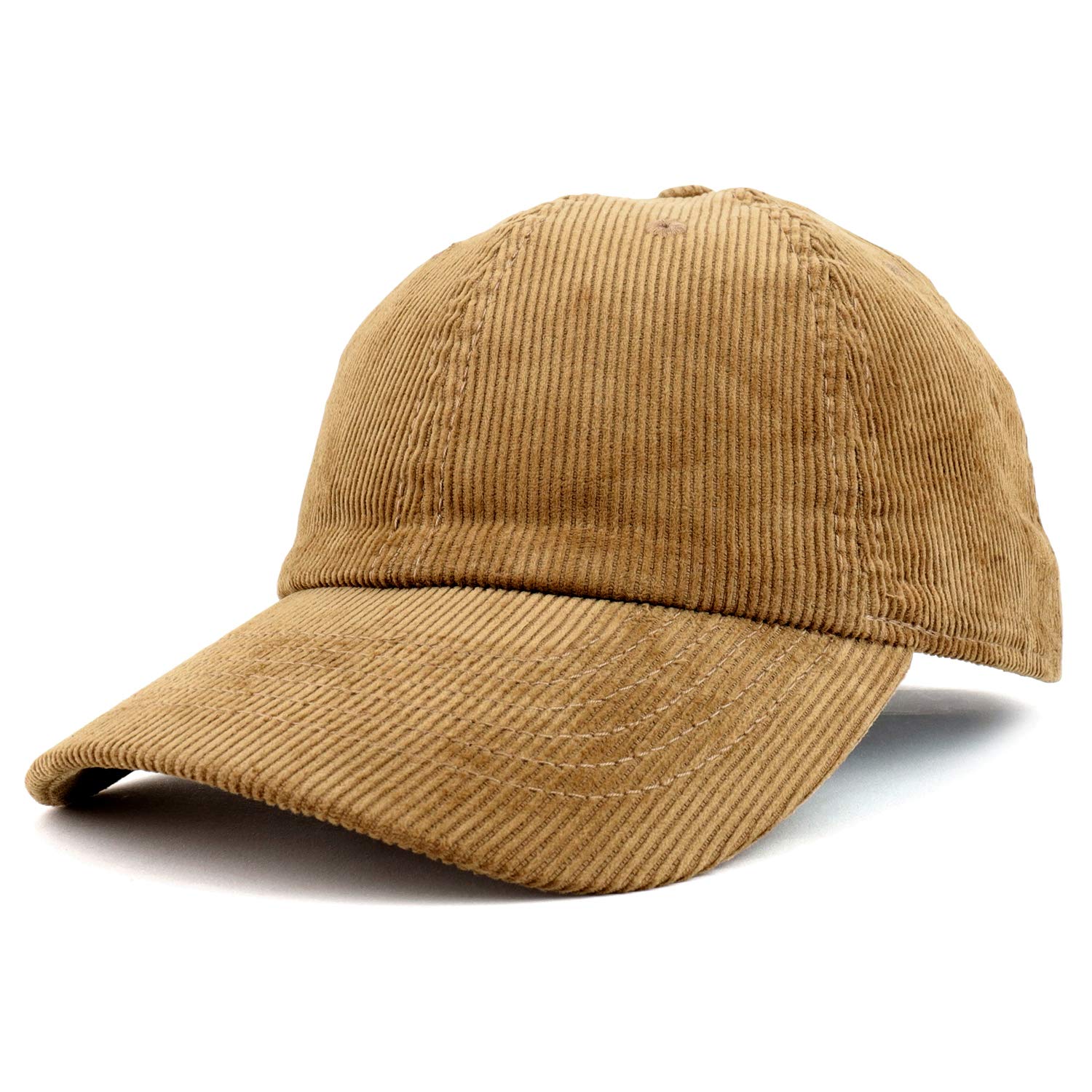 Trendy Apparel Shop Cotton Corduroy Unstructured Baseball Cap