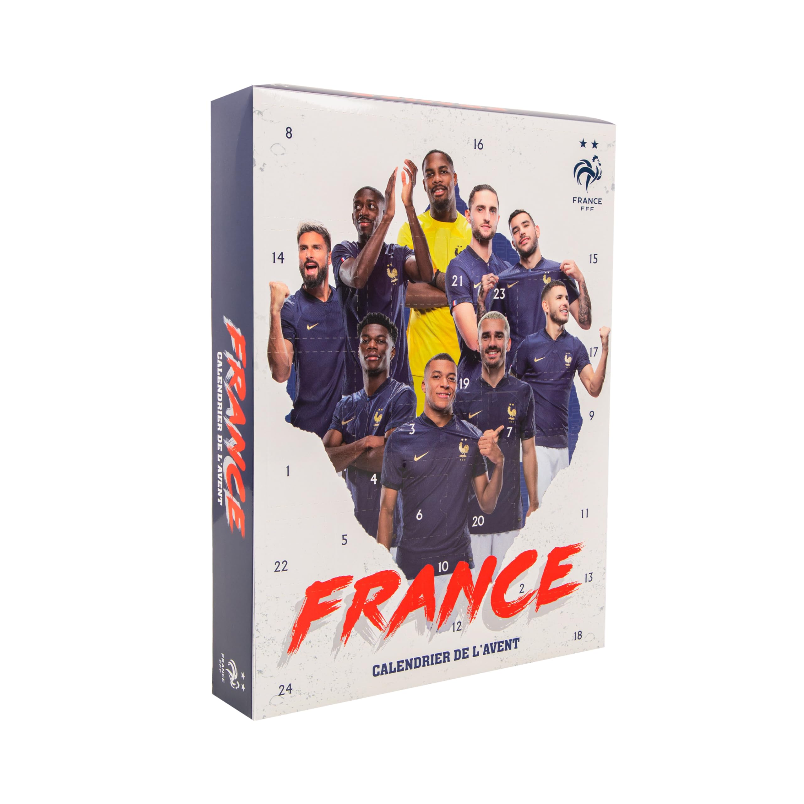 Cinereplicas FFF - Calendrier de l'Avent Équipe de France de Football - Licence officielle