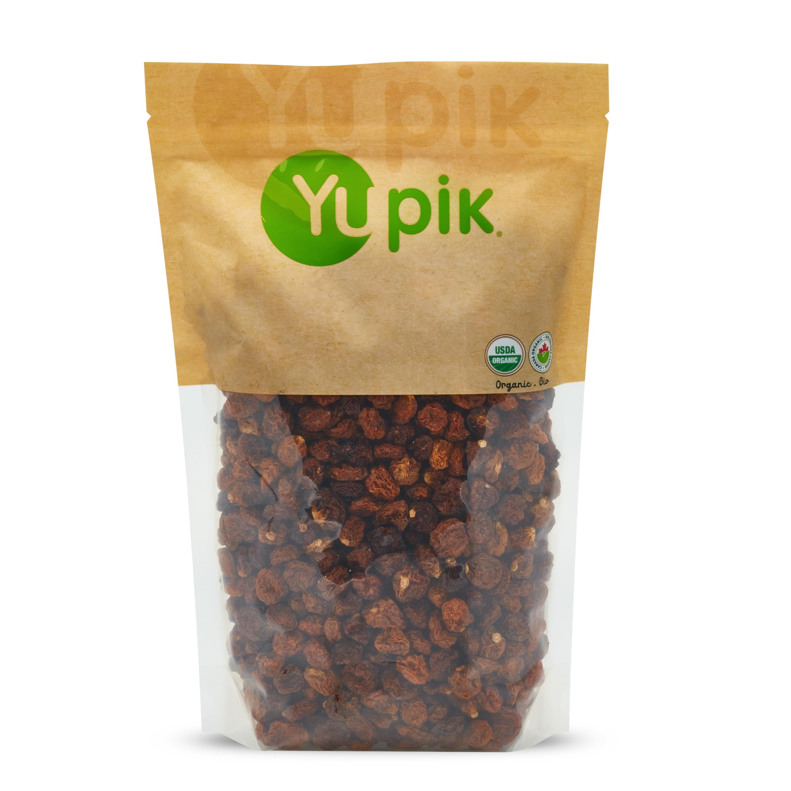 Yupik Organic Dried Golden Inca Berries, 2.2 lb (35.2 oz), Dried Fruit, Gluten-free, Vegan, Kosher, No Added Sugar, Oil-free, Healthy Snacks, Ideal for Baking & Topping