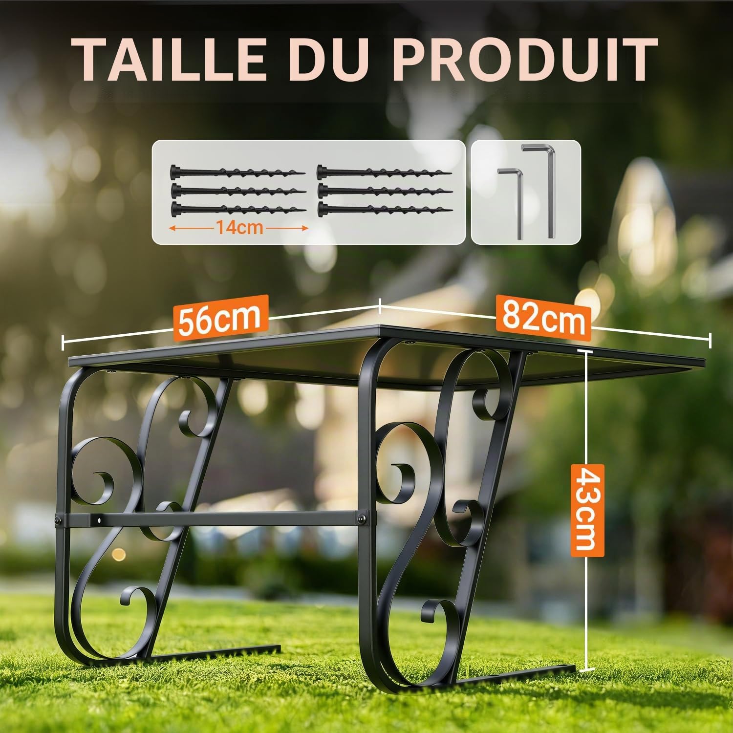 Garage pour robot tondeuse, Garage en composite d'aluminium pour robot tondeuse, Garage pour robot tondeuse résistant au vent et aux intempéries, Protégez le robot tondeuse des rayons UV