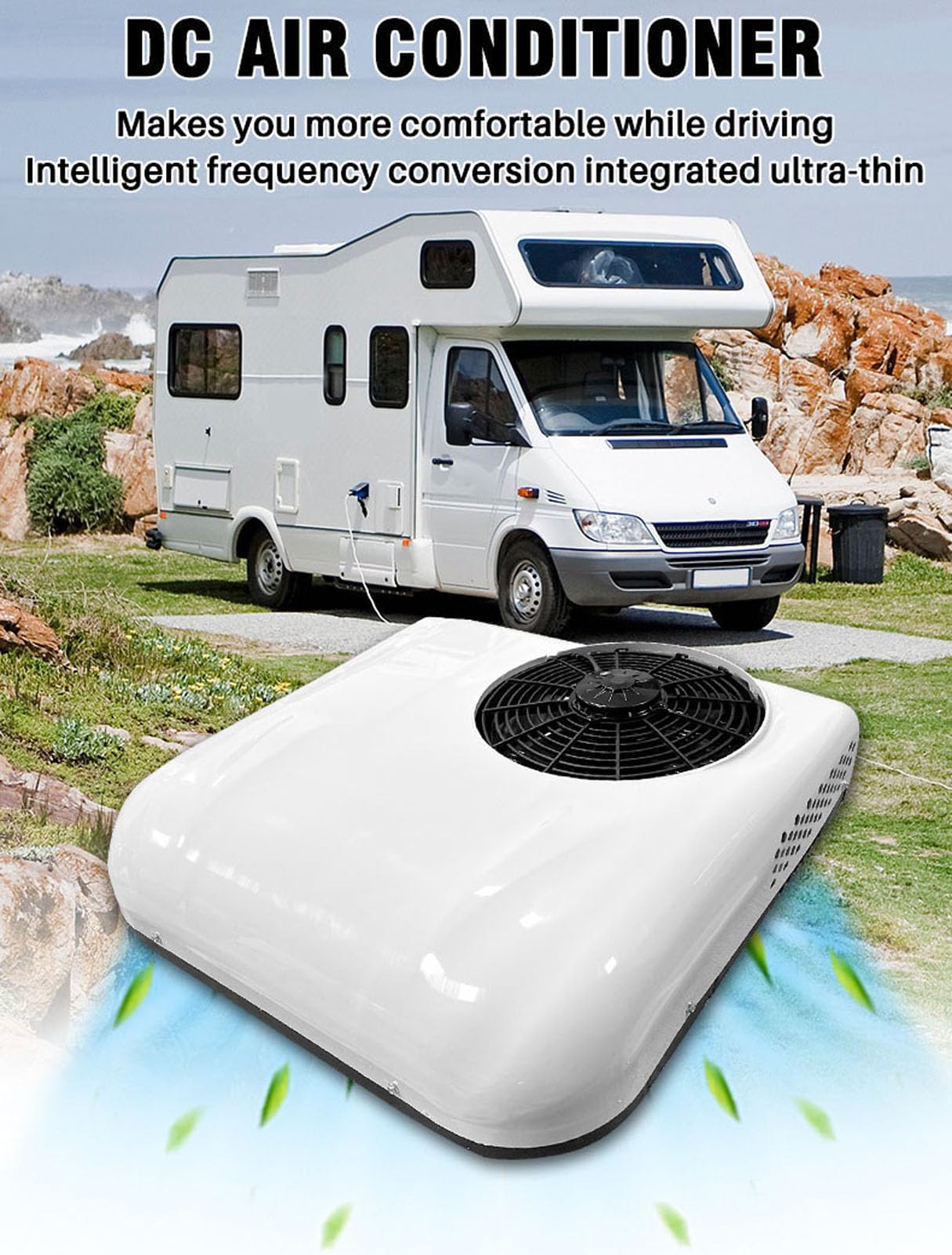 12v/24 V Klimatyzator Dachu Rv, Klimatyzacja Parkingowa, Klimatyzator Klimatyzacji, Do Ciężarówki Rv Boat Automotive Camper Travel(Size:12V)