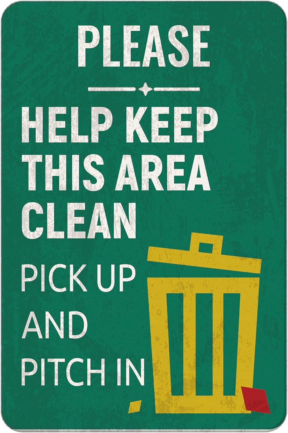Kwqdozf As Pic Please Help Keep This Areavintage Metal Aluminum Tin Sign Door Signs Exteri