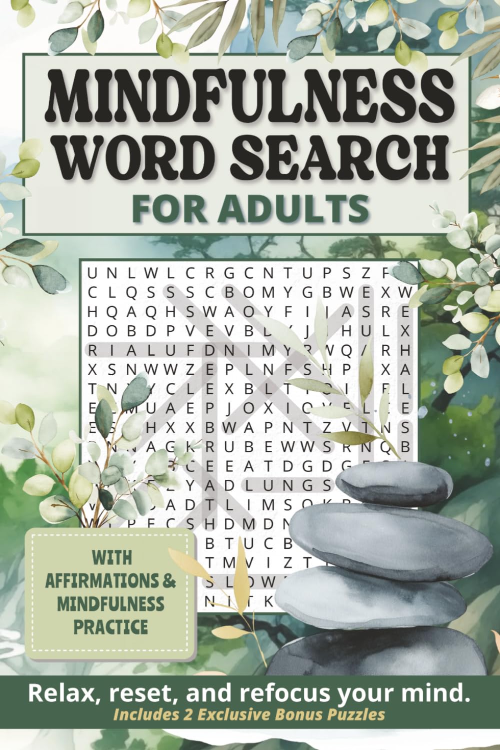 Mindfulness Word Search for Adults: Calming Puzzles to Relax, Reset, and Restore Your Mind from Stress and Anxiety