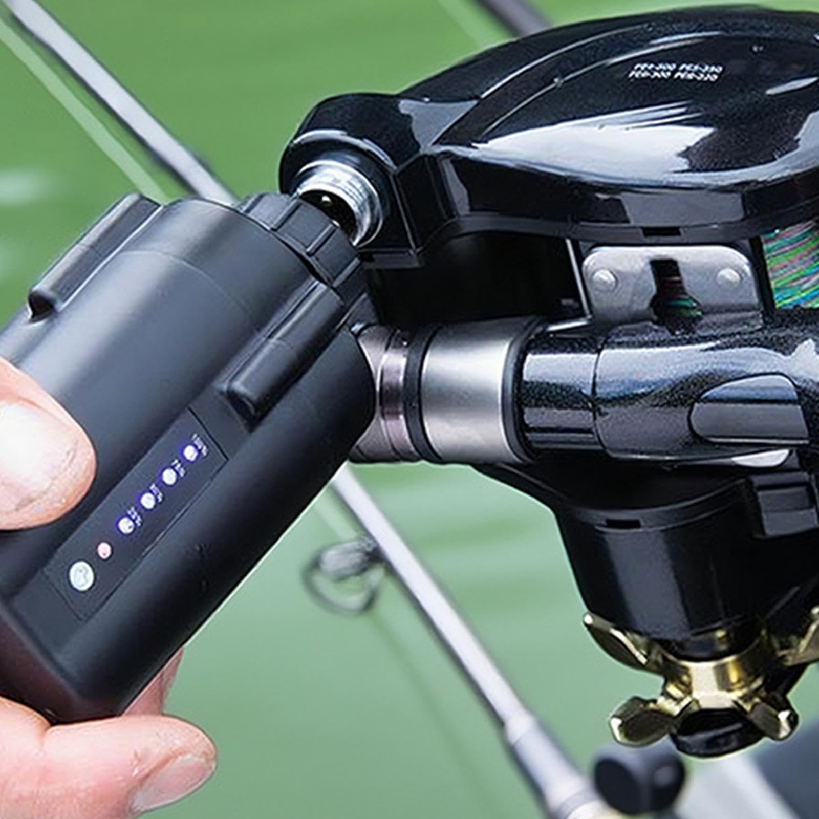 Baoblaze Carrete de Pesca eléctrico con batería de Rendimiento Profesional de 3500 mAh y 14,8 V para Modelos 200J-/L 200J/200j-l Serie 600 Ezh1500, Set a