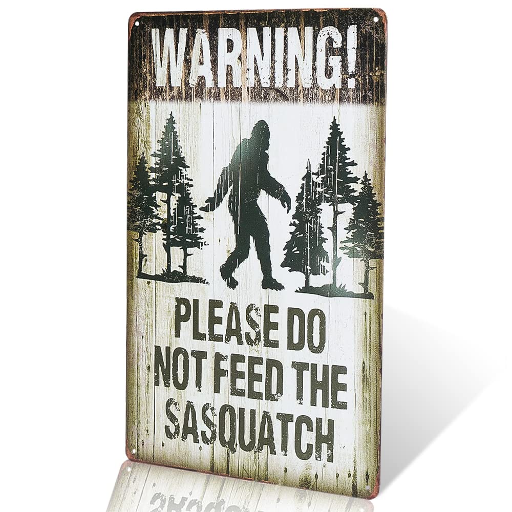 Vintage Metal Tin Sign -note Plate Warning Please Do Not Feed The Funny Outdoor Road Decor 8x12 Inches Custom Private Property Signs