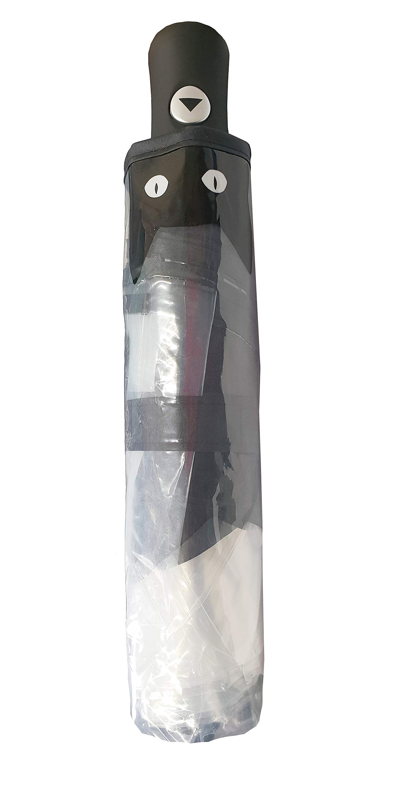 SMATI Paraguas Plegable Transparente - automático Antiviento - Muy Sólido