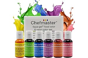 Wilton Neon Gel Food Color Set - Vibrant Hues for Culinary Delights