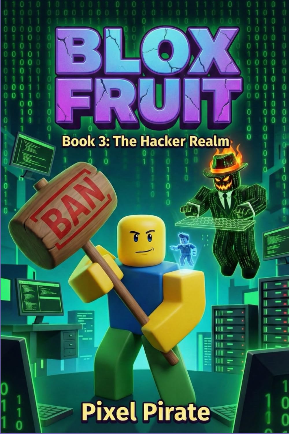 Blox Fruit: Book 3 :The Hacker Realm . An Unofficial Adventure for Kids and Tweens.