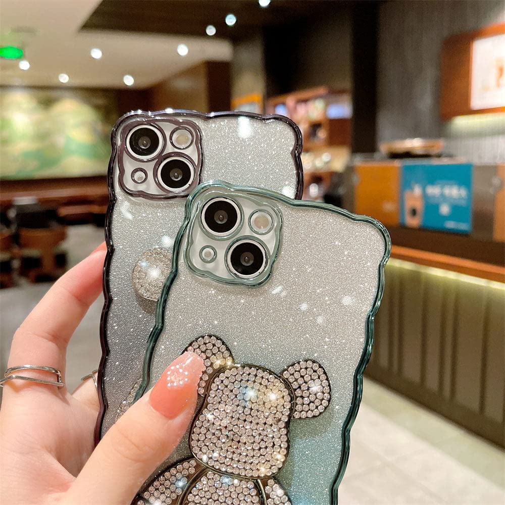 Strass para iPhone 11 14 12 13 Pro Max Case Glitter Diamond Cute