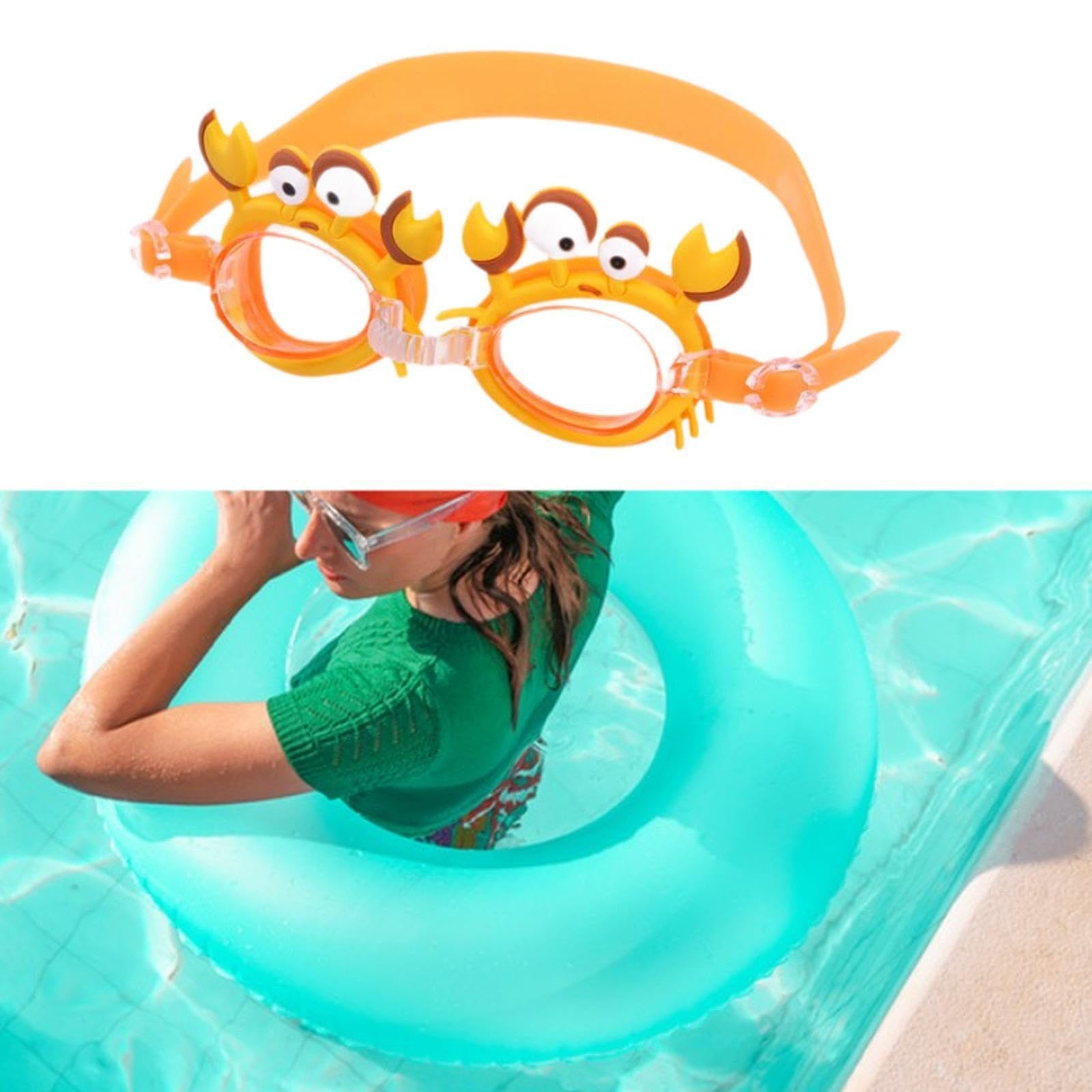 Oshhni 6X Lunettes de Natation pour Enfants, Thème Animé, Étanches, Activités Aquatiques
