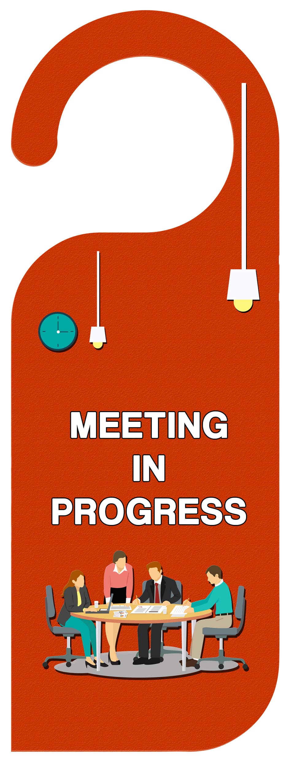 Buy ASHVAH Meeting In Progress Door Hanger/Door Sign, Do not Disturb ...