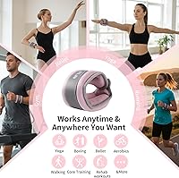 Vista 3 de Pesas de tobillo para mujeres y niños, 0.5 libras/1 libra cada par de muñecas y tobillos (1 libra/2 libras en total) pesas ajustables