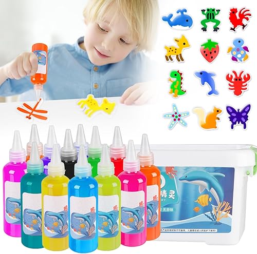Miniatura 1 de Kit de juguete mágico de agua de 12 colores, kit creativo de creación de juguetes de agua mágicos, juguetes de agua hechos a mano, juguete de agua
