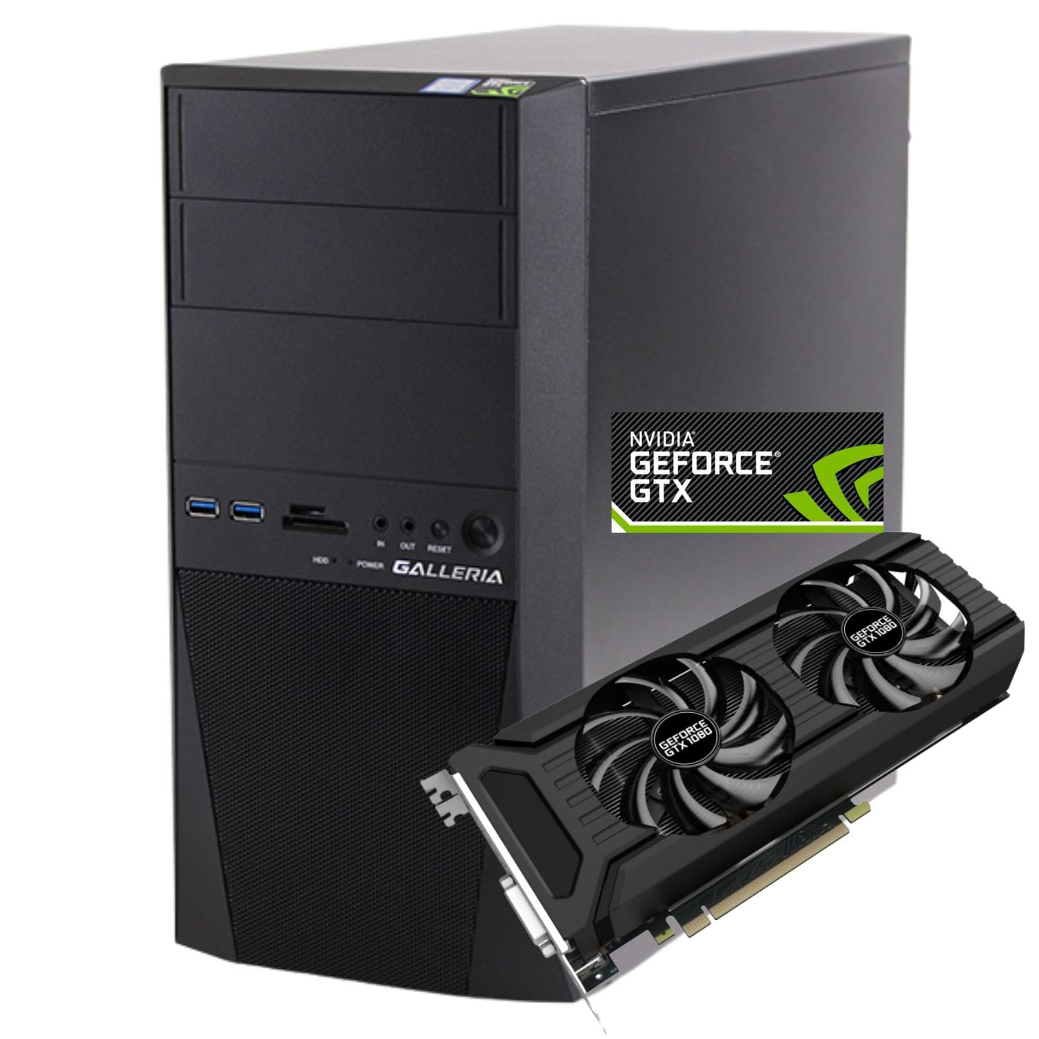 ゲーミングPC i7-4790K (4コア8スレッド) GTX 1060(6GB