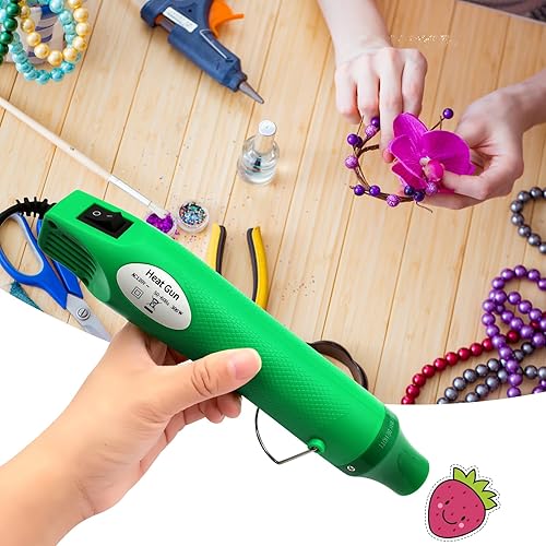 Miniatura 5 de Pistola de calor, mini pistola de aire caliente para manualidades, pistola de aire de calor portátil, herramienta para gofrar, envoltura retráctil