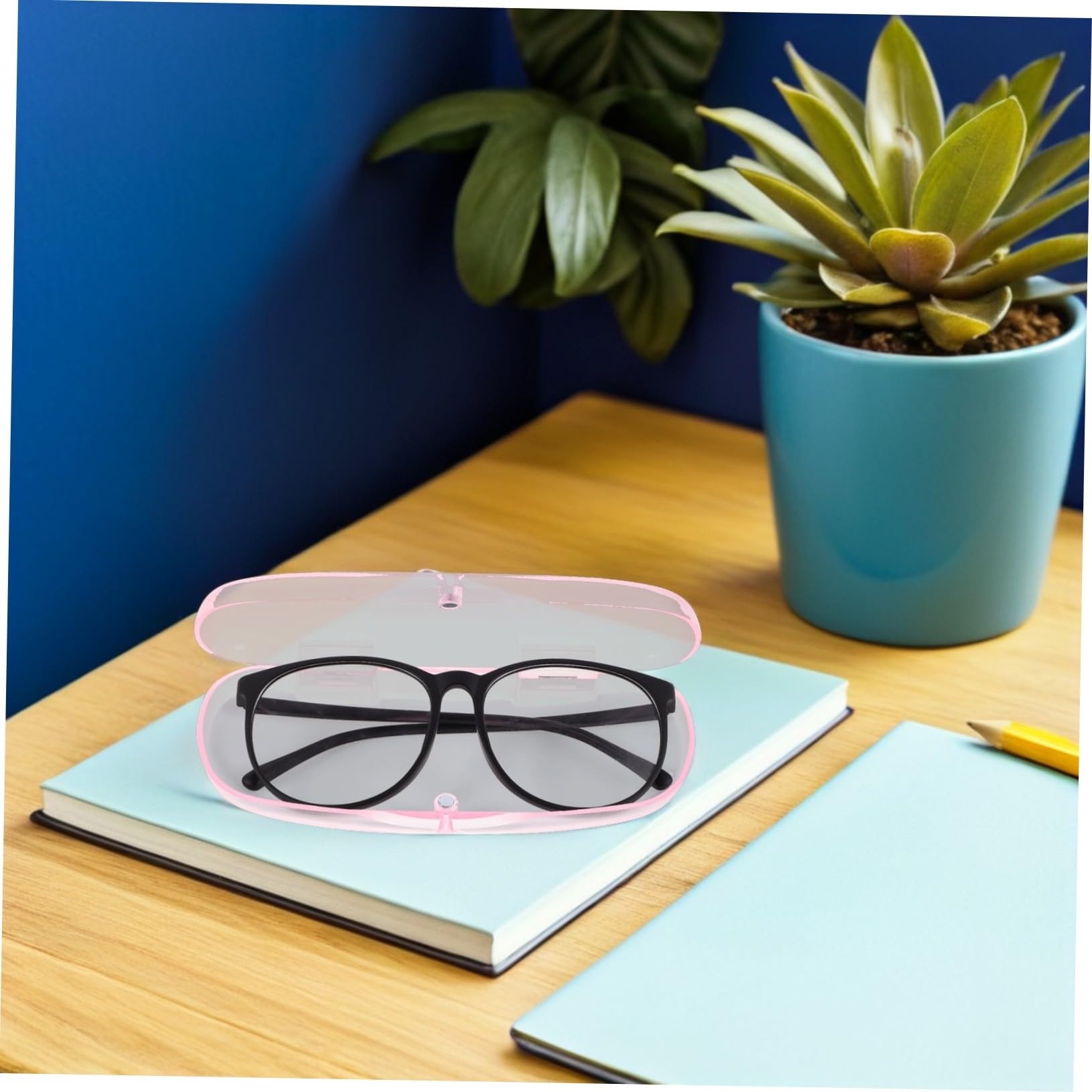 FOMIYES 10pezzi Scatola Porta Occhiali Rigida Pz Trasparente Opaca Antiurto e Antipolvere Custodia Portatile Per Occhiali Da Sole Da Viaggio Da Donna