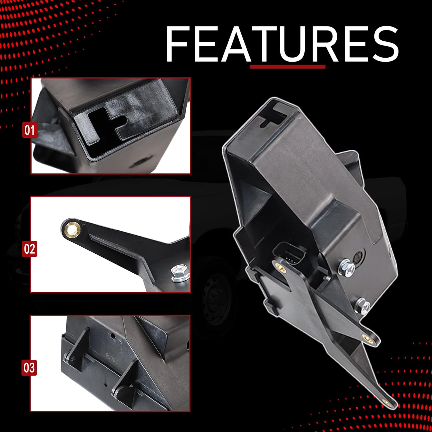 53032456AC Accelerator Pedal Position Sensor APPS Compatible with Dodge Ram 1500 2500 3500 2003-2004 5.7L V8 HEMI Engine 03-04 5.9L L6 Diesel Cummins Engine Replaces 53032456AD 53032456AE