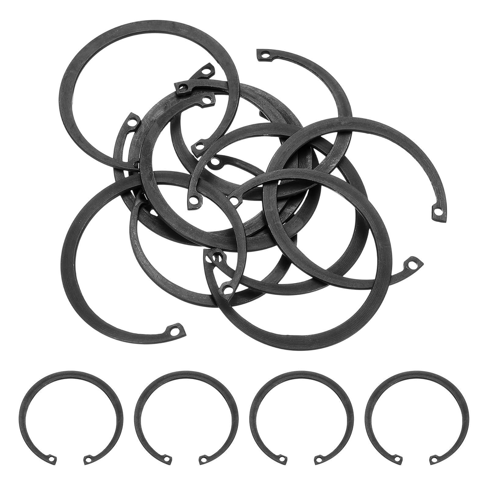Internal Retaining Rings - 20 Pcs 65Mn Steel -30 Internal Retaining Rings - 20 Pcs 65Mn Steel -30