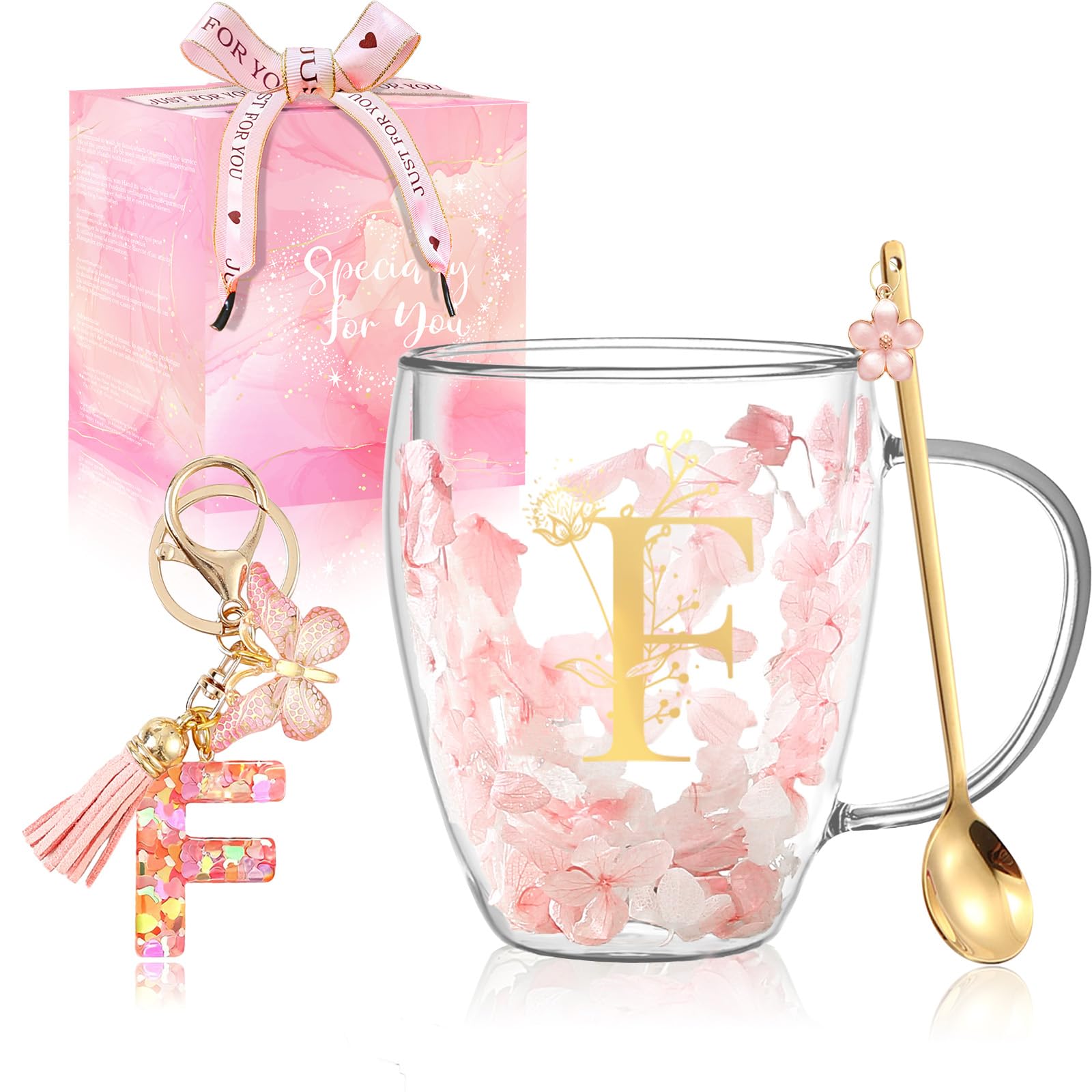 Regalos de amistad para mujeres, tazas de café de vidrio únicas, regalos personalizados de despedida y cumpleaños para …