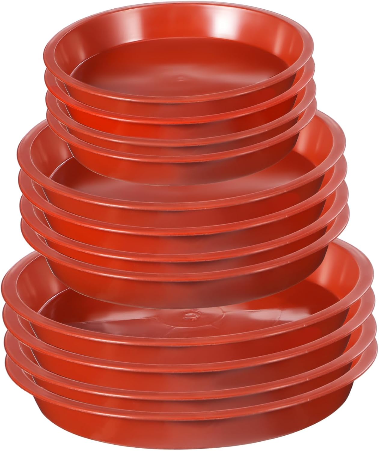 60pcs Flower Pot Saucers Round Trays for Indoor and Outdoor Plants Versatile Drainage Trays Suitable for Pot