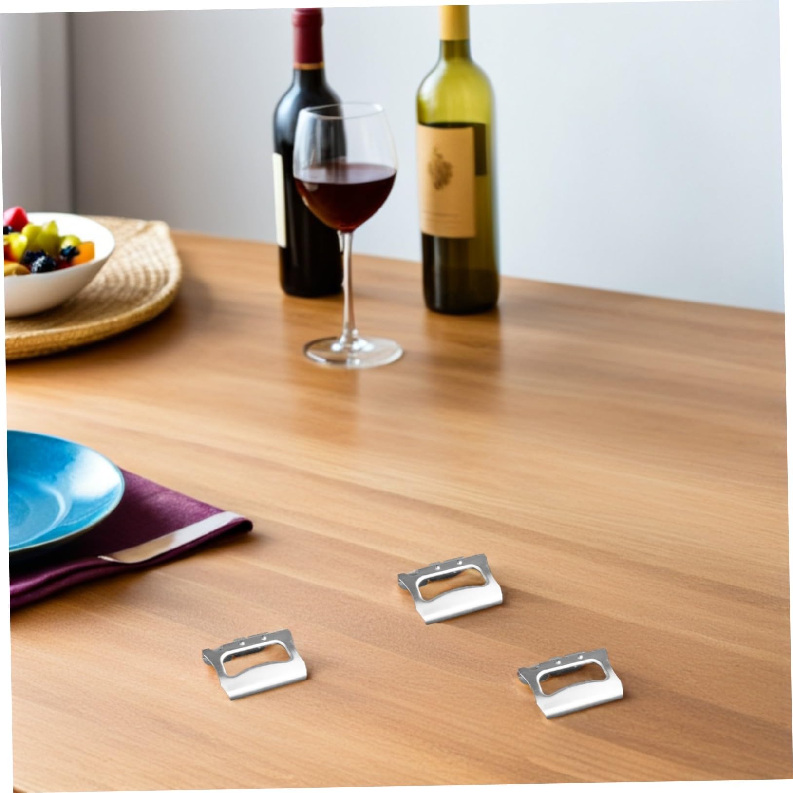 3 Pezzi Aprisenziale a portata di mano Apri inossidabile portatile Apri di lattine portatili L'apri della cucina manuale può aprire bevande manuale può aprire Silver