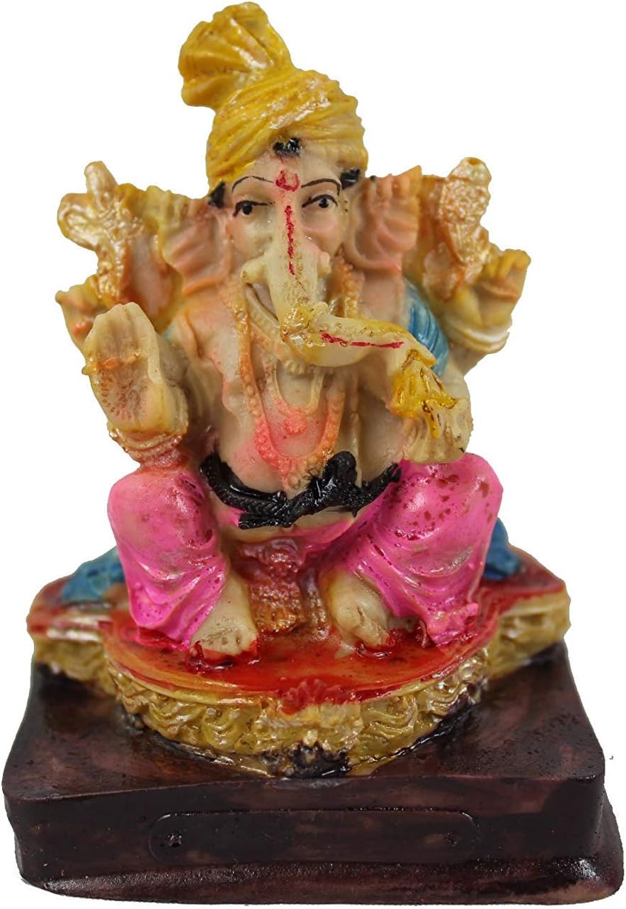 Creativegifts Ganesh Idol for Car Dashboard/Home/Office/Perfect Gift Item