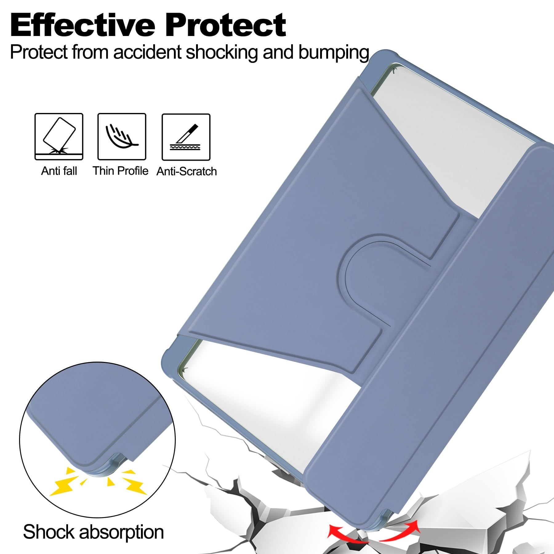 Custodia per Samsung Galaxy Tab S10 Lite /S10 FE/S9FE/S9 da 11 pollici, con tastiera wireless staccabile + portapenne, supporto girevole a 360 gradi, copertura per tablet intelligente con