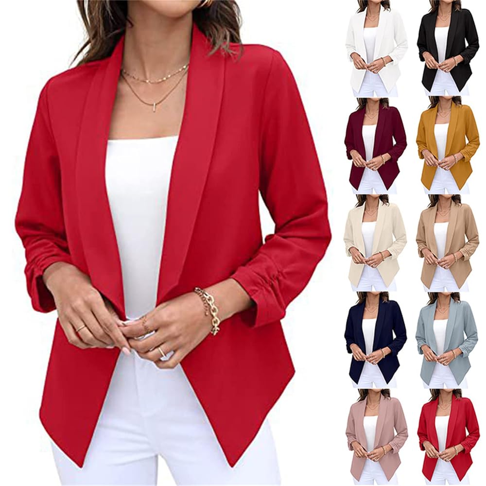 Women's Office Blazer Jacket Open Front Sexy Tight