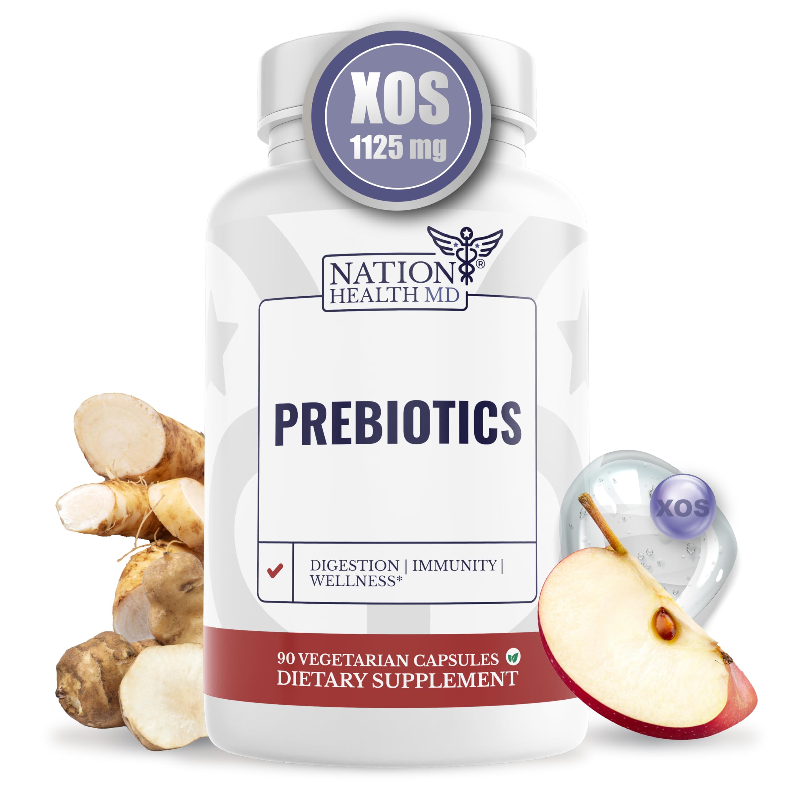 Amazon.com: NATION HEALTH MD Prebiotics Supplement for Gut Health