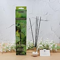 Vista 2 de Hosley Paquete de 120 varillas de incienso + paquete de 120 unidades (total 240) – Pachulí – Perfecto para el hogar, meditación y aromaterapia