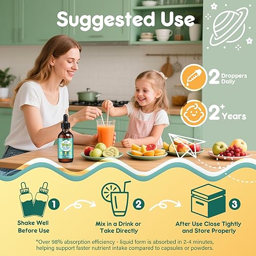 Miniatura 4 de Gotas de limpieza intestinal 19 en 1 - Ajenjo, nogal negro, Chlorella 250 mg, probióticos 10B, clavo y orégano - Soporte de desintoxicación líquida