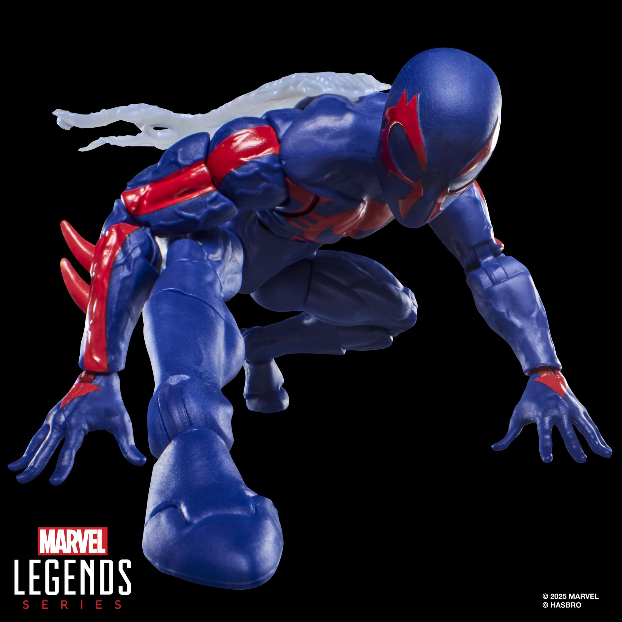 Spider-Man 2099 z serii Marvel Legends, 15-centymetrowa figurka kolekcjonerska z komiksów z kartą retro