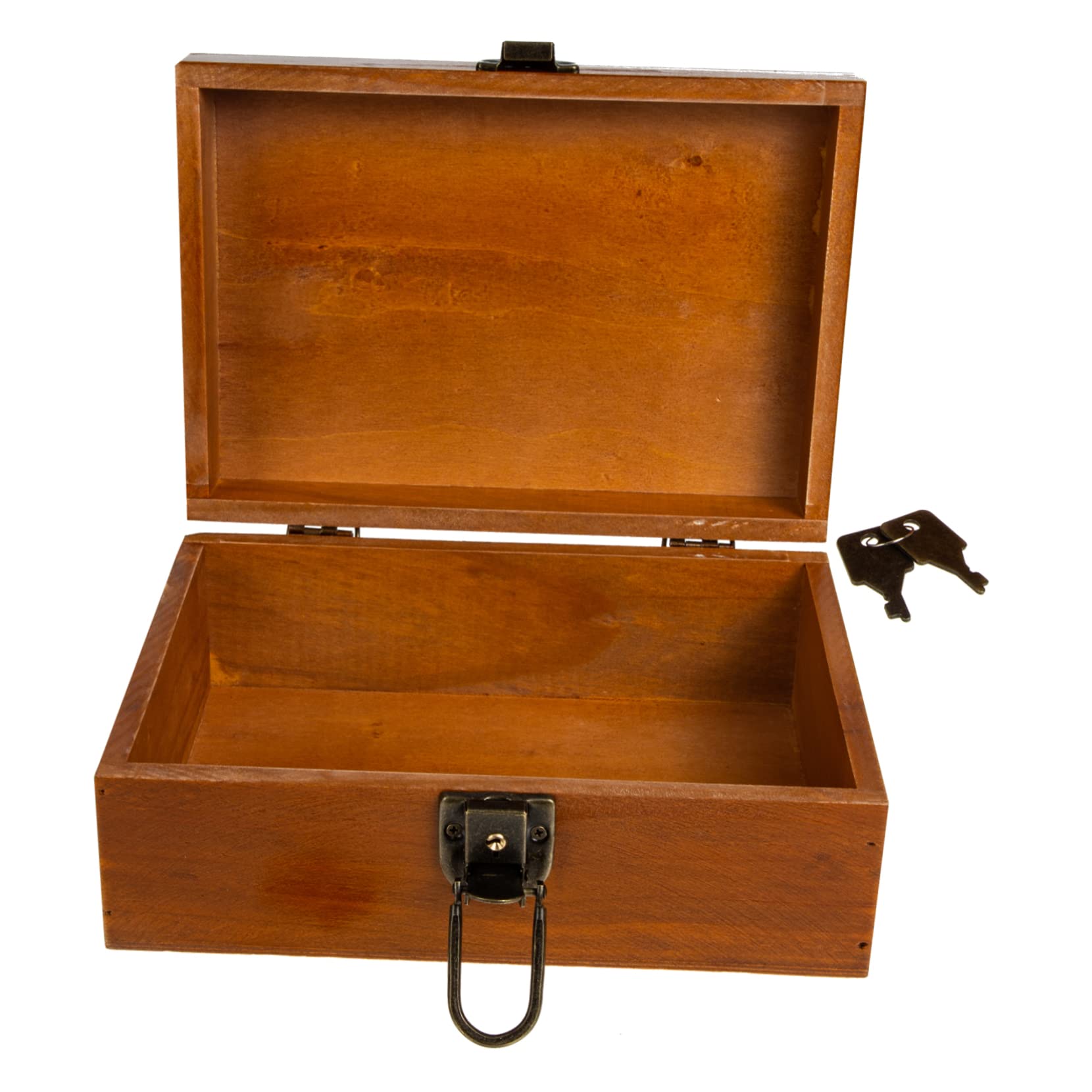 Boîte en bois vintage LIFKOME, le cadeau idéal avec verrou pour la famille