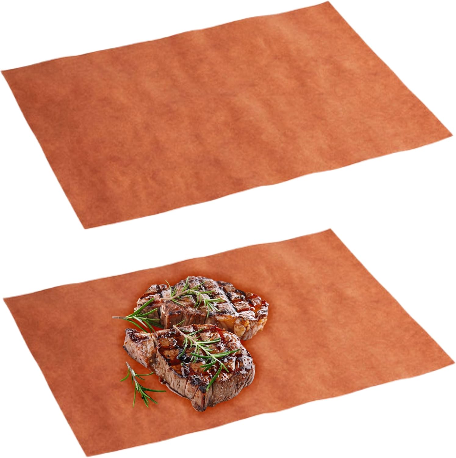 9"x12" Peach Brown Butcher Steak Paper - Food Service Wrapping Paper for Butcher, Freezer Paper, Restaurants, Food Service, Butcher Paper, Meat Paper, Freezer Wrap (1000)