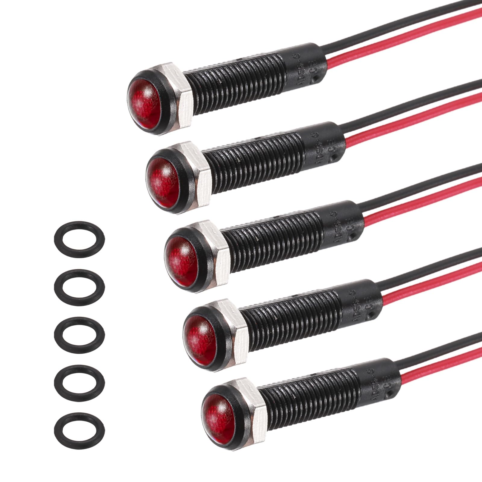 Amazon.co.jp: PATIKIL 5個セット 6mm（1/4インチ）インジケーター