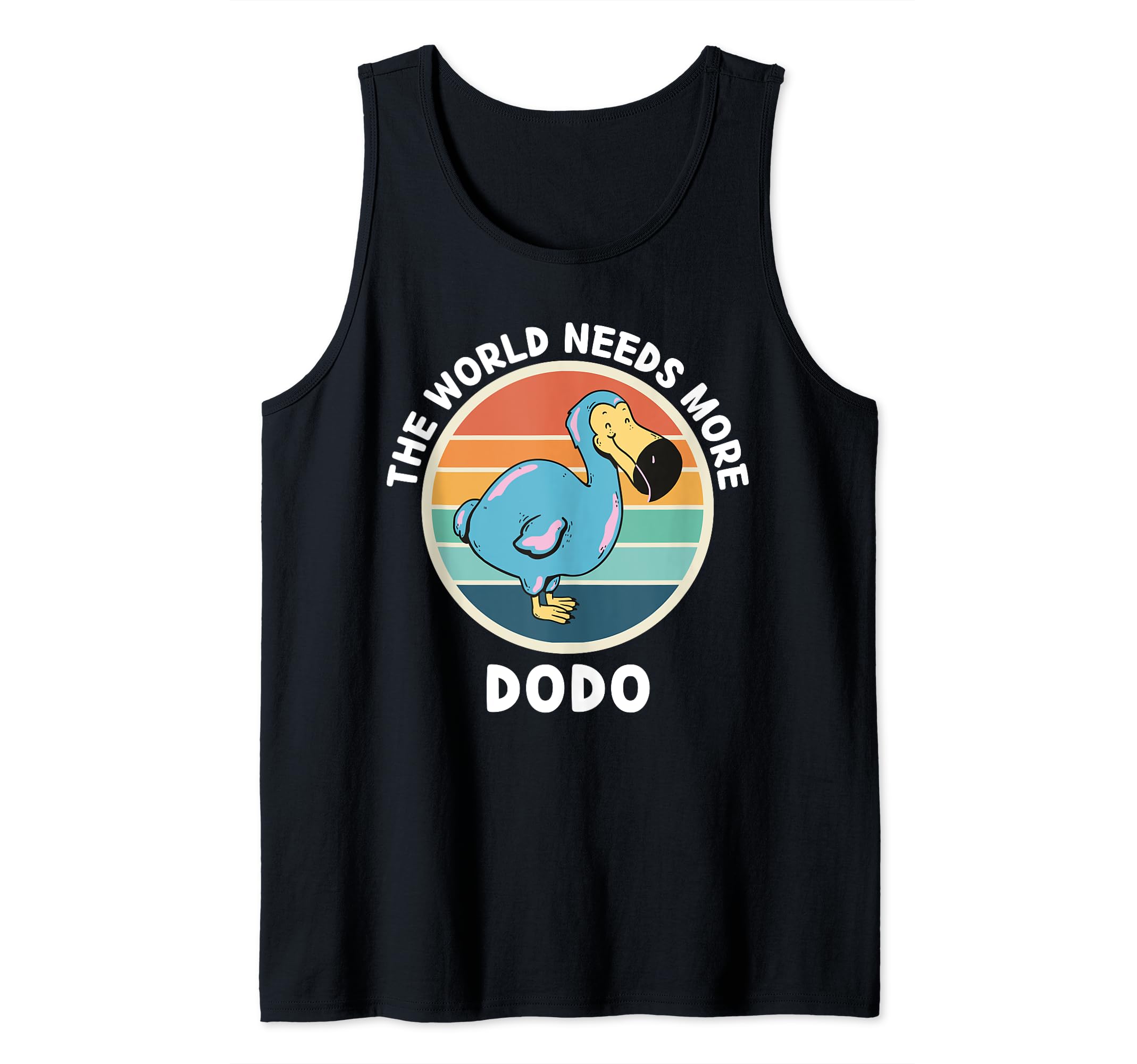 Vintage The World Needs More Dodo Retro Dodo Bird Lover Tank Top