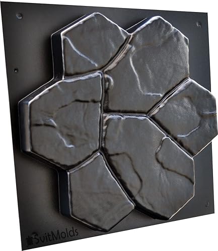 Miniatura 5 de Molde de hormigón DIY adoquines de piedra escalonada, Molde de hormigón para camino, Molde de cemento, Molde de ladrillo de pavimentadora, Molde de