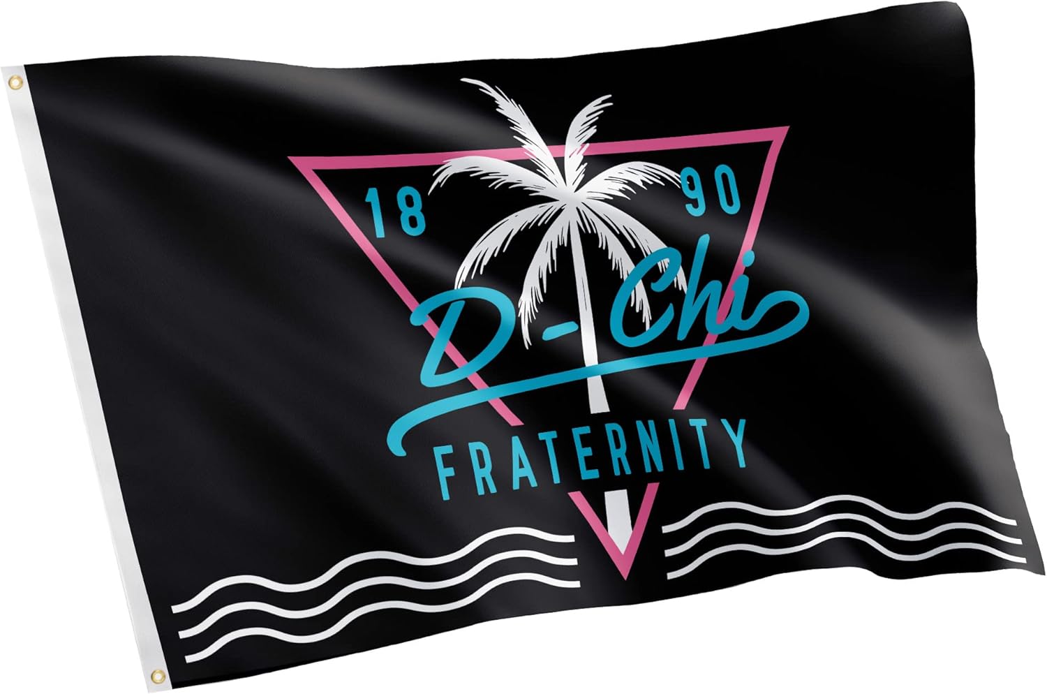 Desert Cactus Delta Chi Flag D-Chi Fraternity Greek Banner 3x5 feet Sign Decor (Tropical)