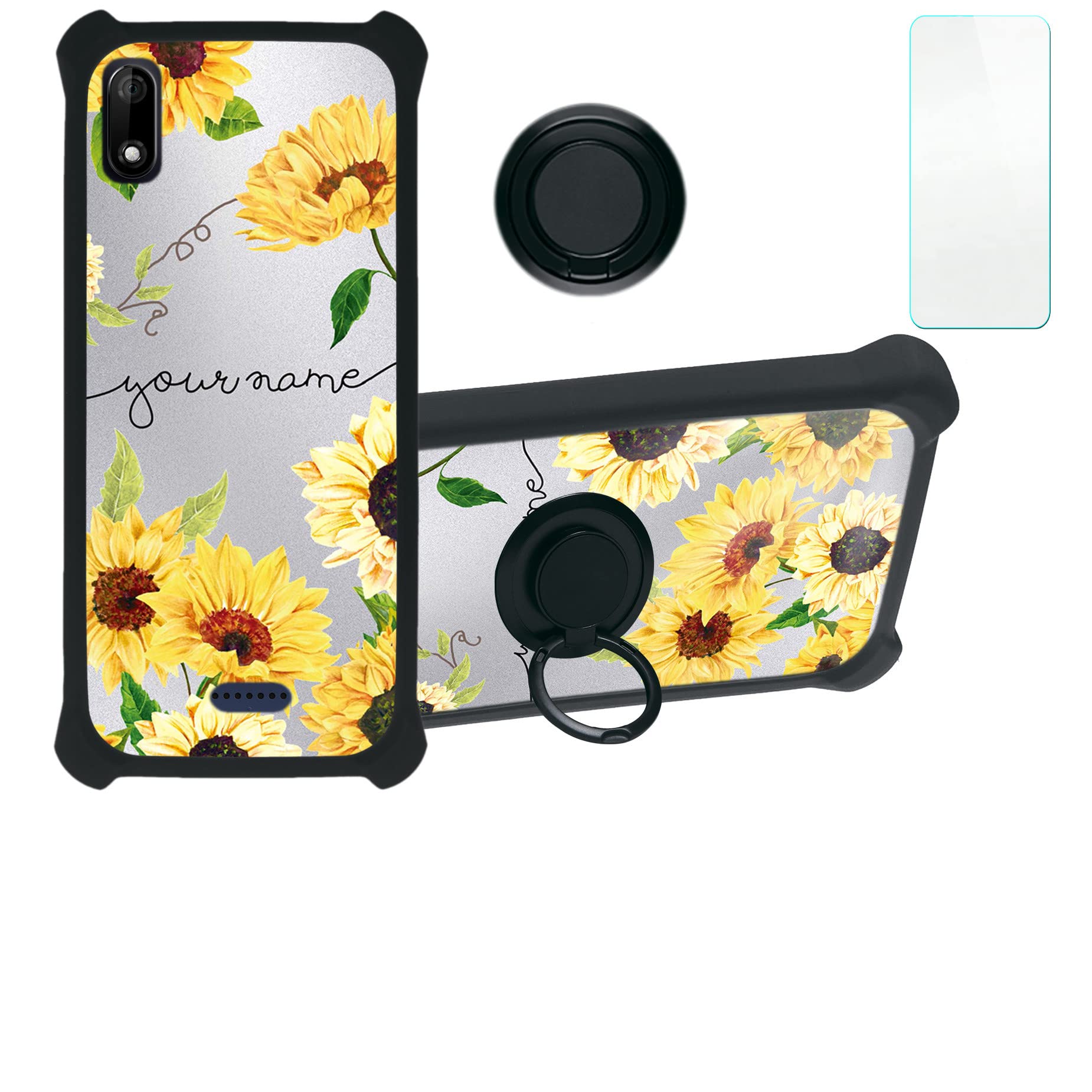 Custodia Cover Compatibile con Wiko Y61,Custodia a Portafoglio in Pelle