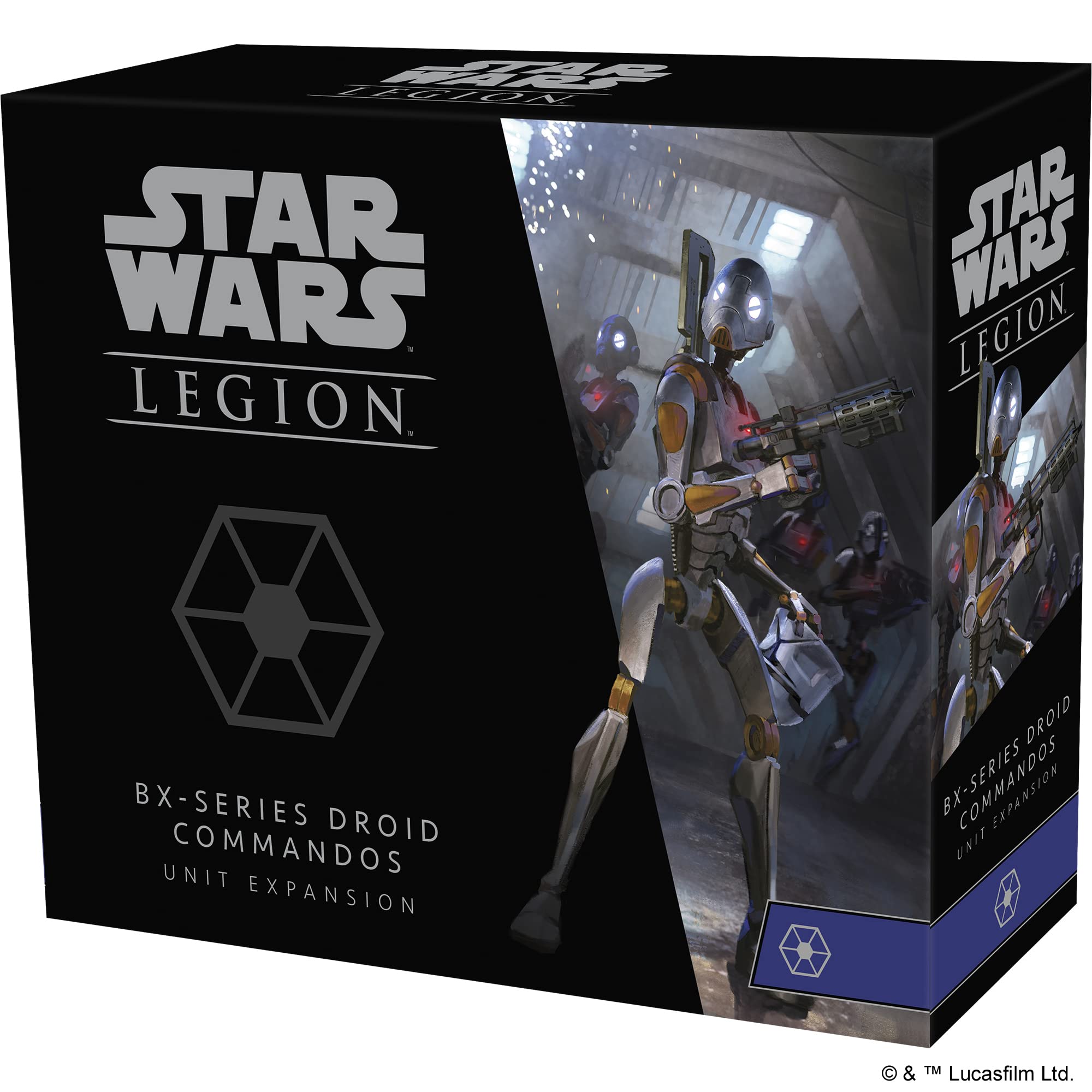 Atomic Mass Games, Star Wars Legion: Separatist Alliance Expansions: BX-series Droid Commandos Unit, Unit Expansion, Miniatures Game, Ages 14+, 2 Players, 90 Minutes Playing Time