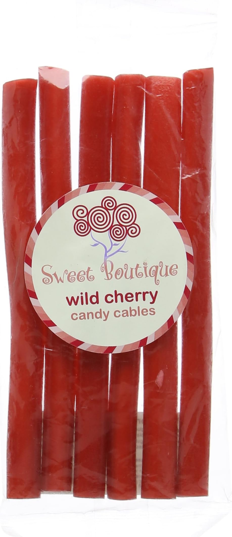 Sweet Boutique Soft and Chewy Wild Cherry Flavour Candy Cables Bag 100 g