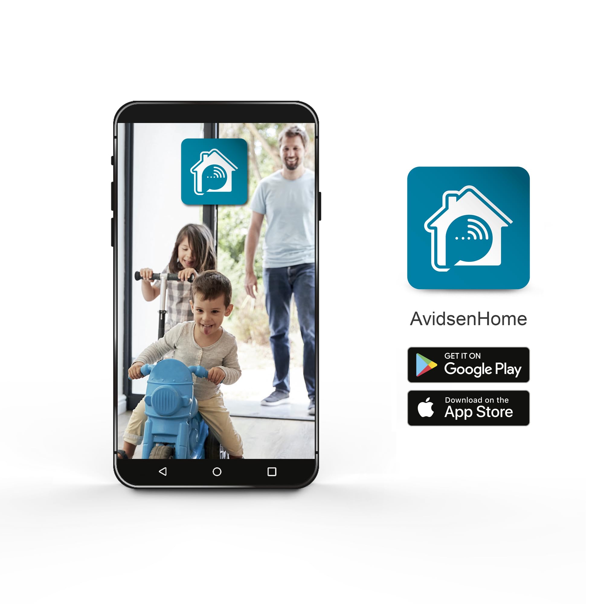 Avidsen WLAN‑Raumthermostat Schwarz für Heizkessel, App‑Steuerung | Schwarz | 230 V | potentialfreier Kontakt | 2,4 GHz WLAN | Wochenprogramm | 0,5 °C | Frostschutz | Touchdisplay