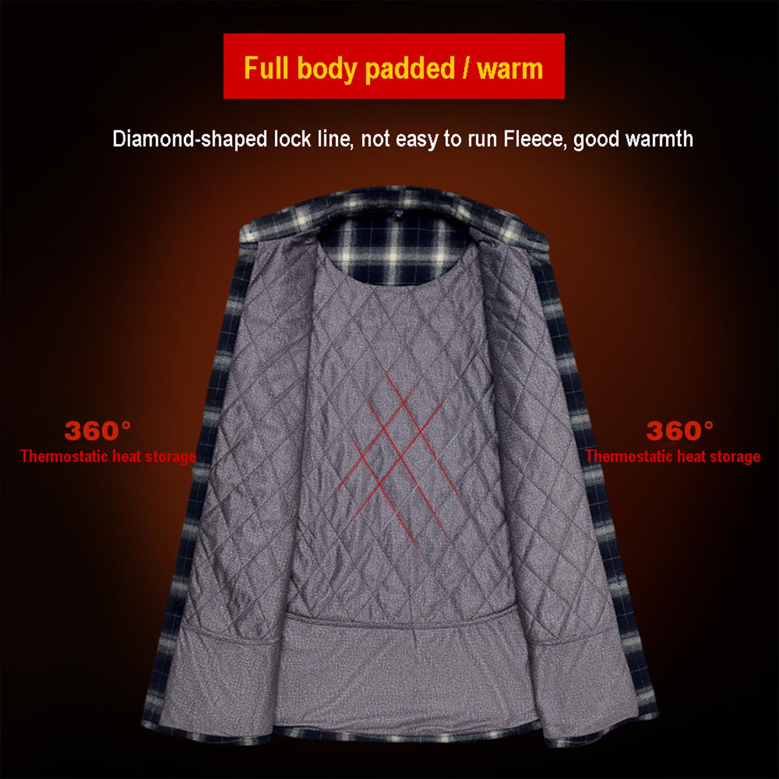 Camicia di Flanella da Uomo - Camicie a Quadri in Cotone Regular Fit per Uomo, flanelle Imbottite Imbottite Casual ispessite per Uomo M-5XL