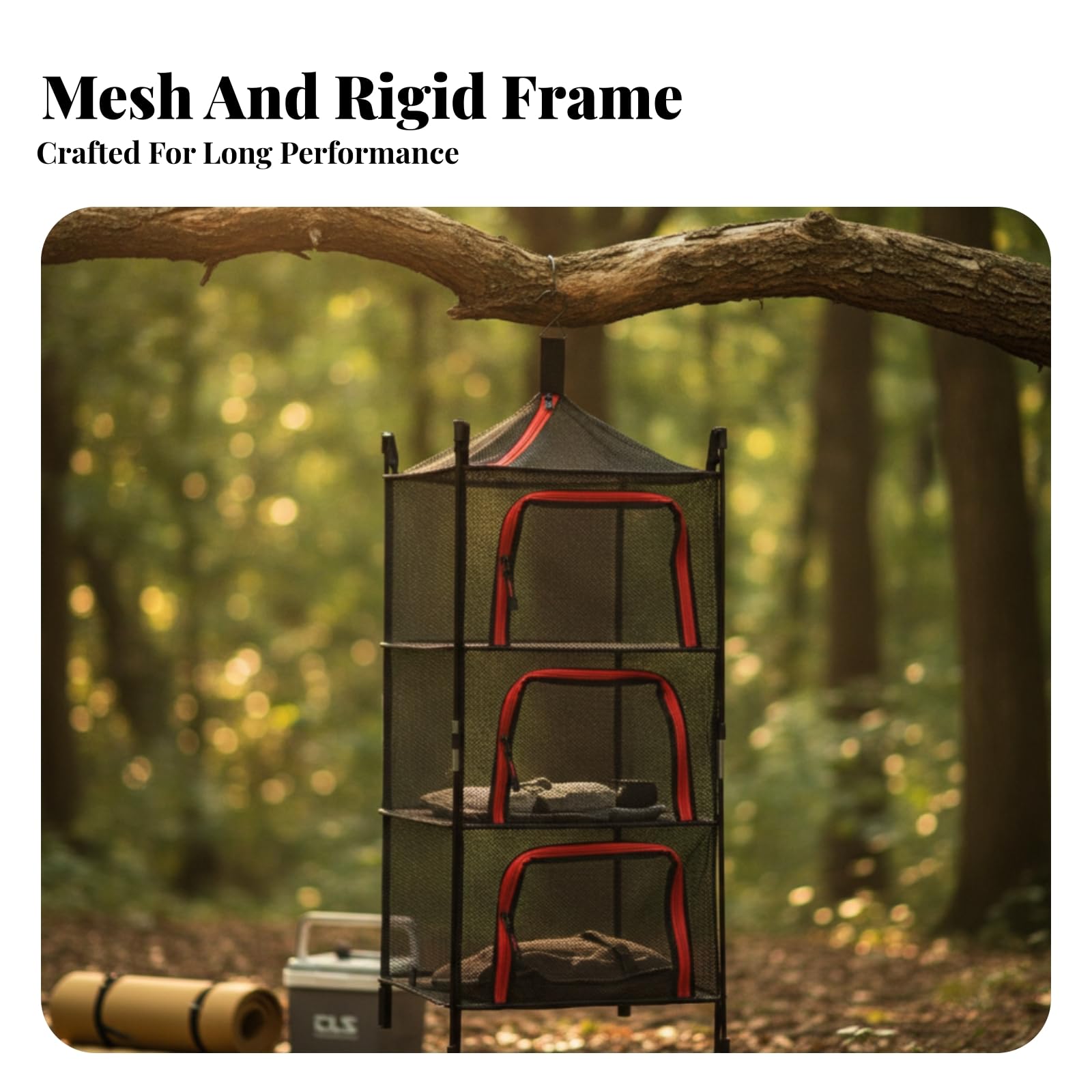 Séchoir Suspendu Respirant, Rouge, 84 × 39 Cm