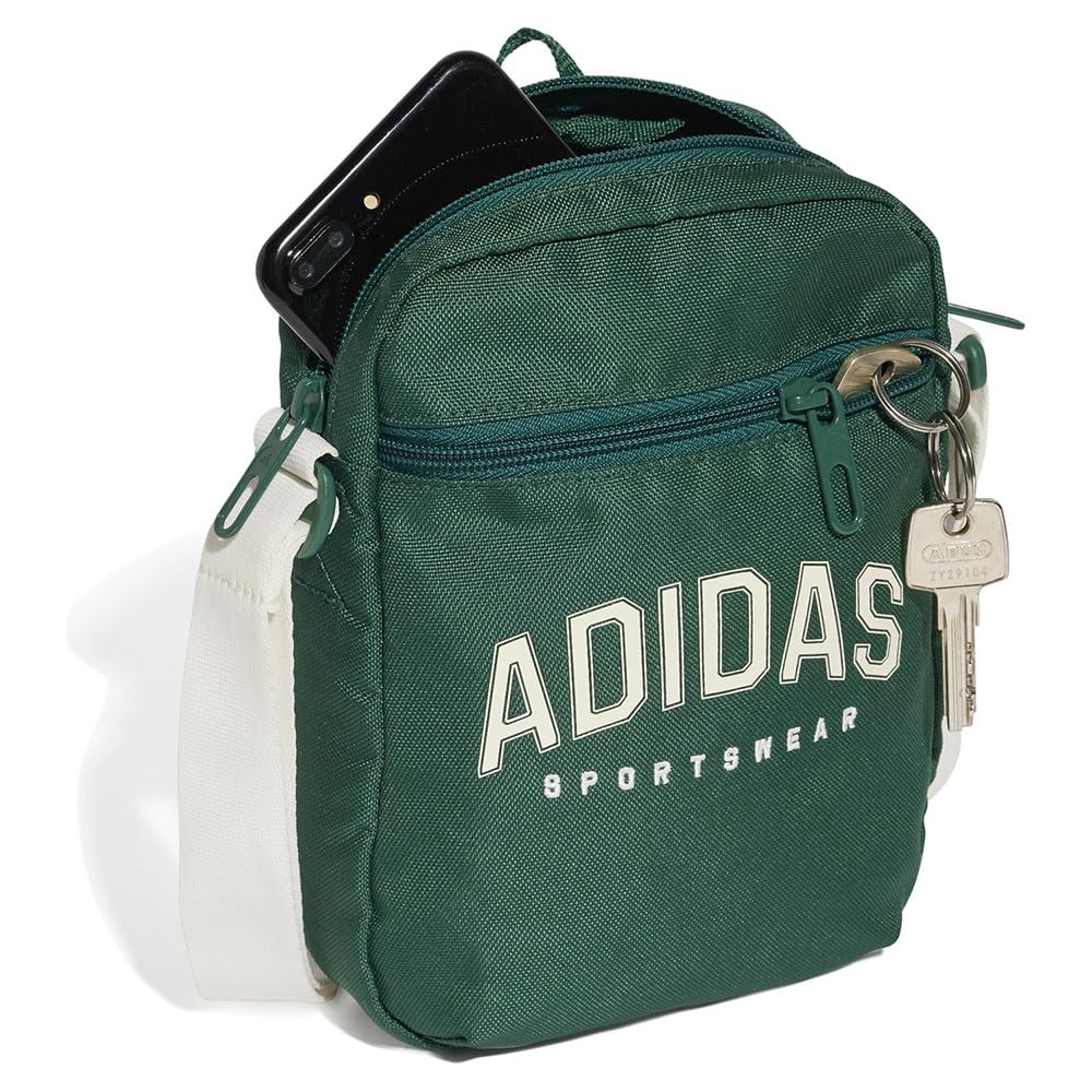 adidas Organizador unisex para adultos con estampado clásico, color verde