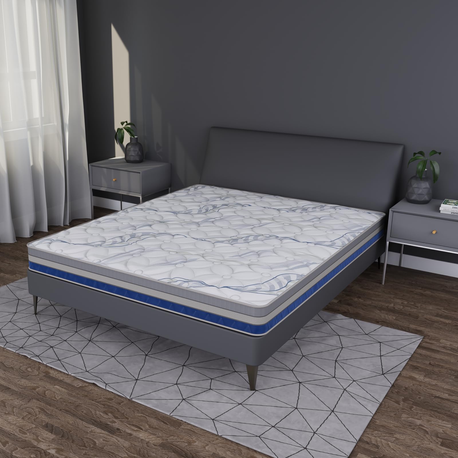 Centuary Q-Gel Comfort 6-Inch Queen Size Bed Mattress