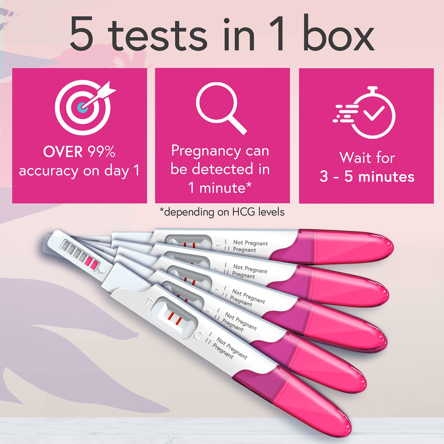 Buy iProvèn FMH1395 Pregnancy Tests One Step HCG Urine Pregnancy